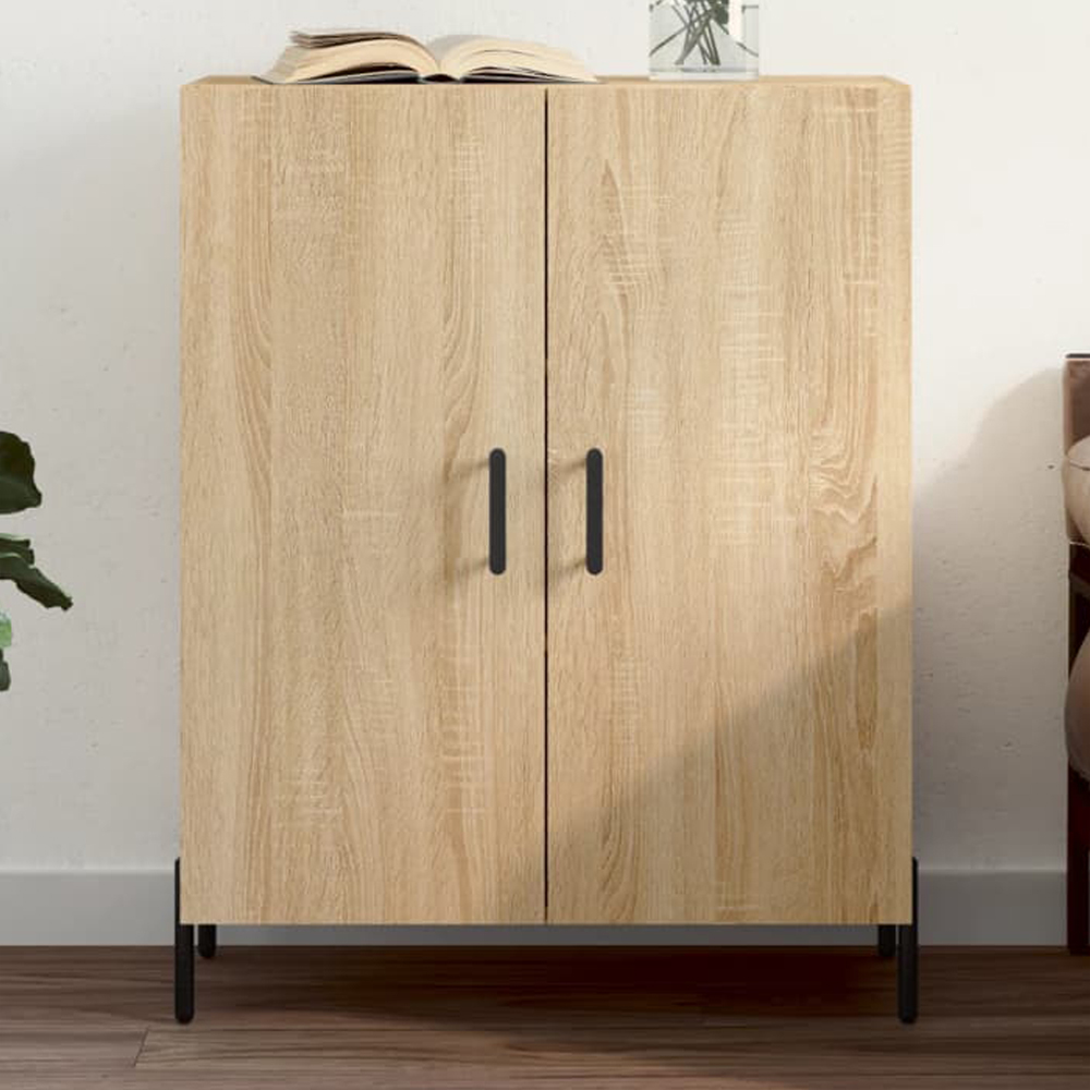 vidaXL 2 Door Sonoma Oak Sideboard Image 1