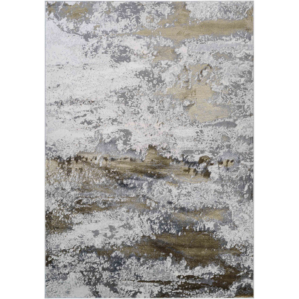 Desire Rugs Onyx Gold Living Room Abstract Area Rug 60 x 220m Image 1