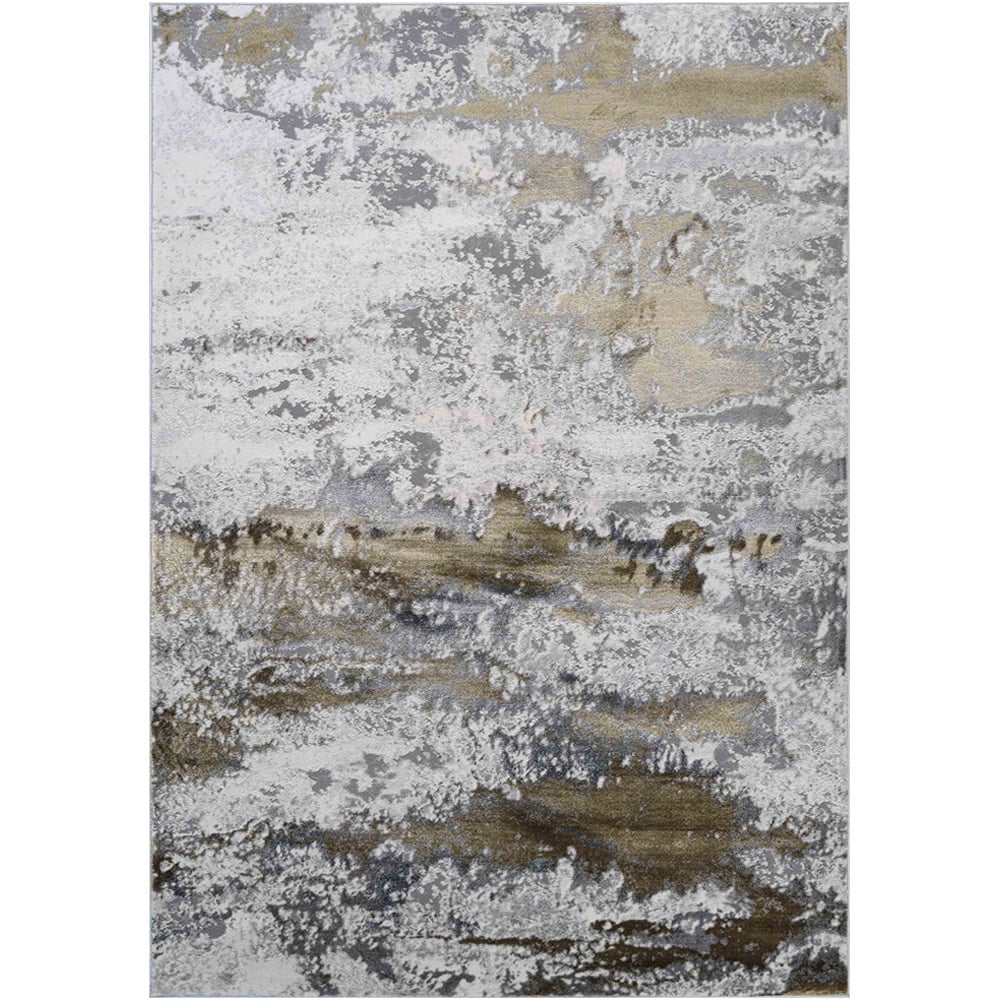 Desire Rugs Onyx Gold Living Room Abstract Area Rug 160 x 230cm Image 1