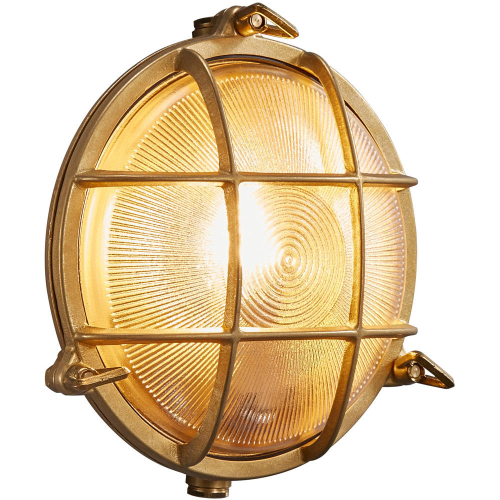 Nordlux Polperro Brass Outdoor Wall Light Image 3