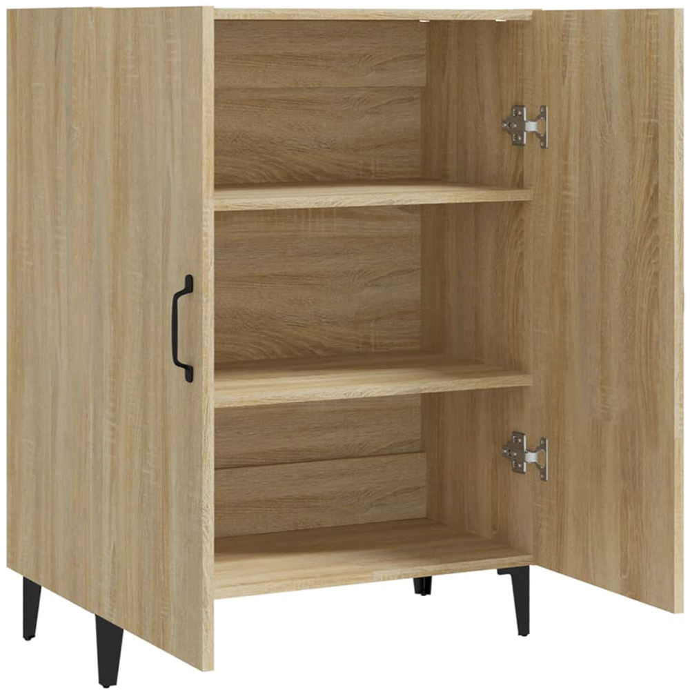 vidaXL 2 Door Sonoma Oak Sideboard Image 4