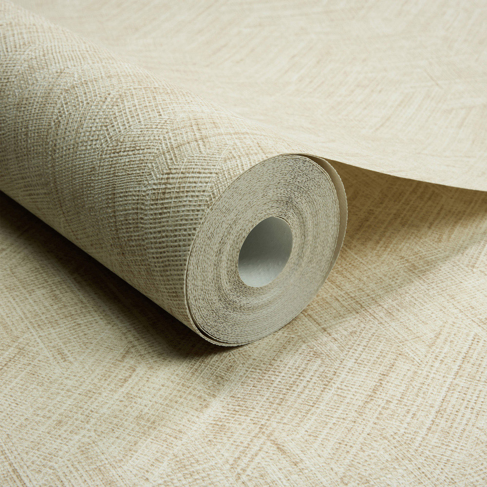 Grandeco Yuno Neutral Cream Wallpaper Image 2