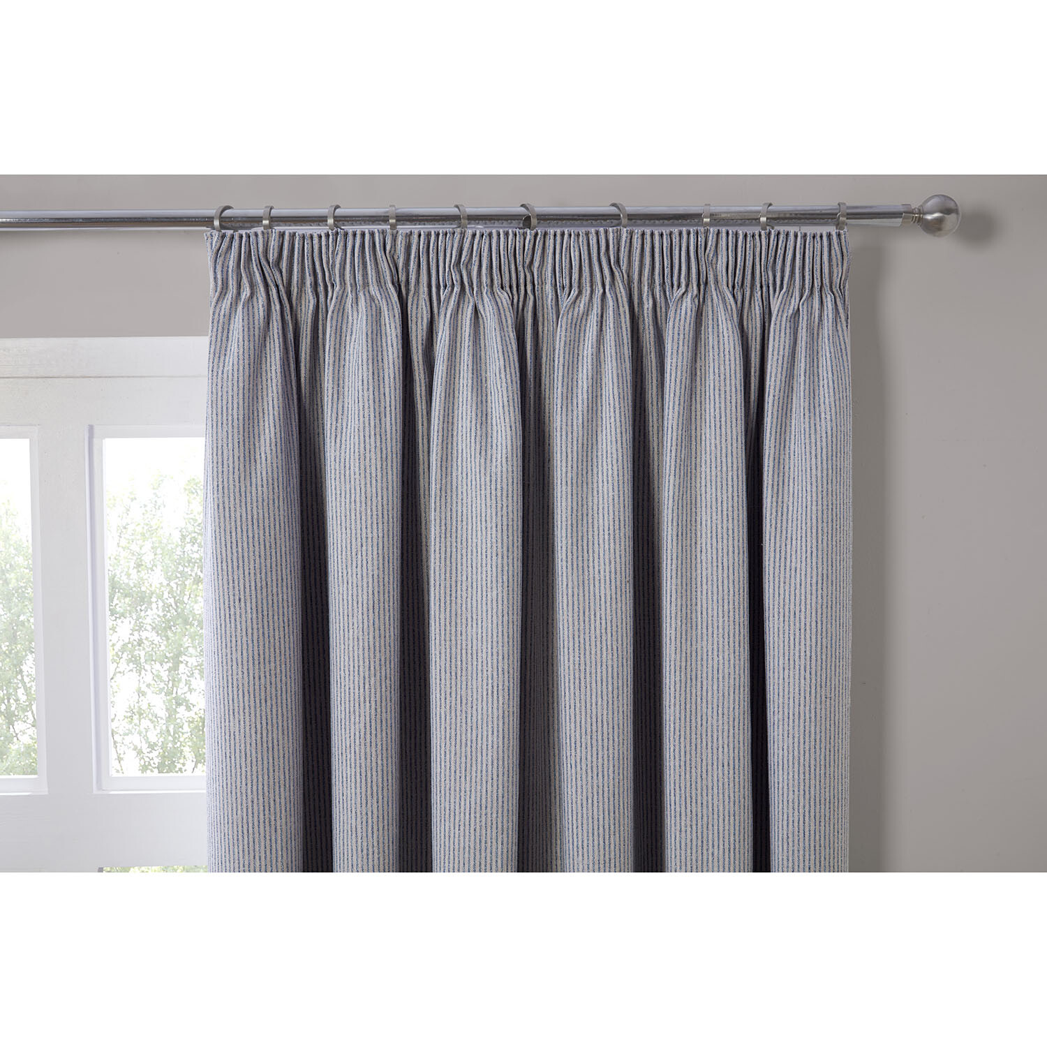 Hadleigh Thermal Curtain - Blue / 229cm Image 3