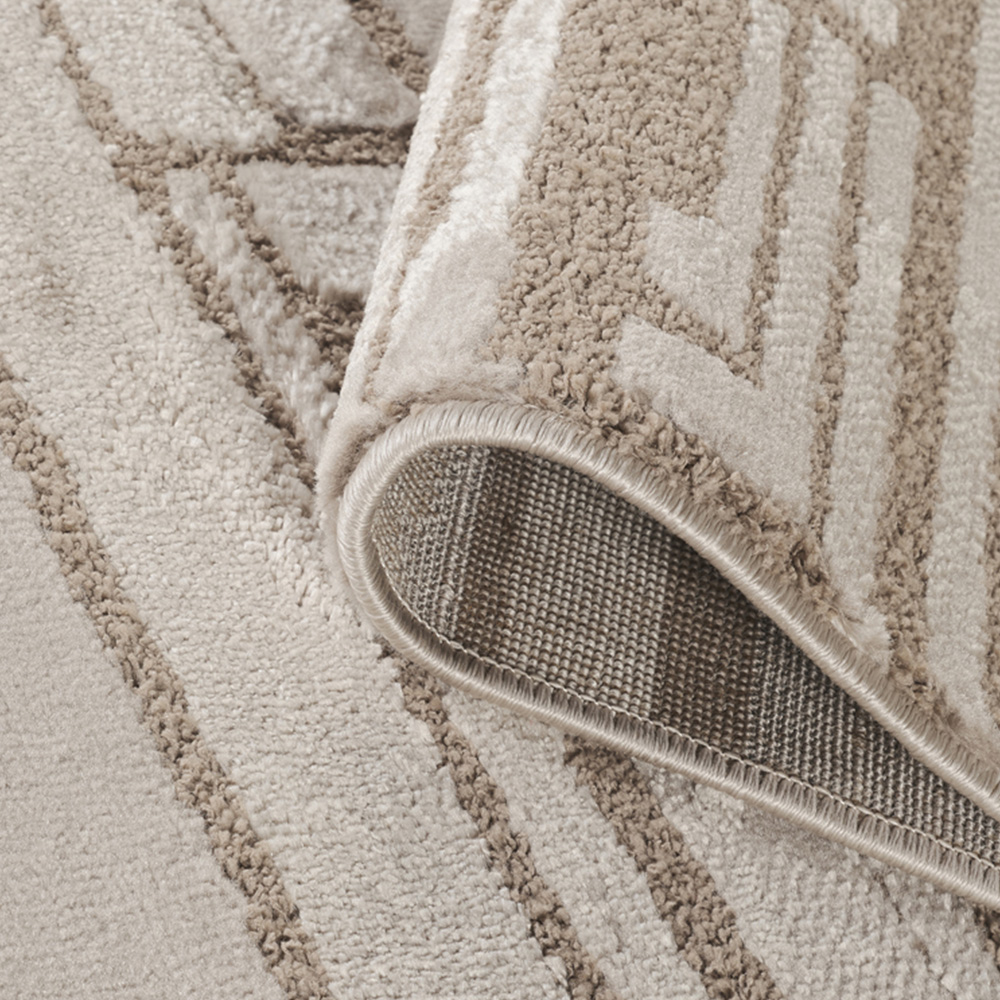 Desire Rugs Hamilton Mocha Bold Geometric Rug 60 x 220cm Image 3