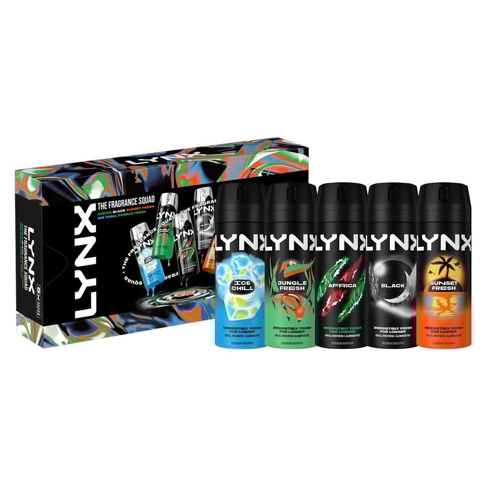 Lynx Fragrance Squad 5 Body Spray Gift Set Image 2