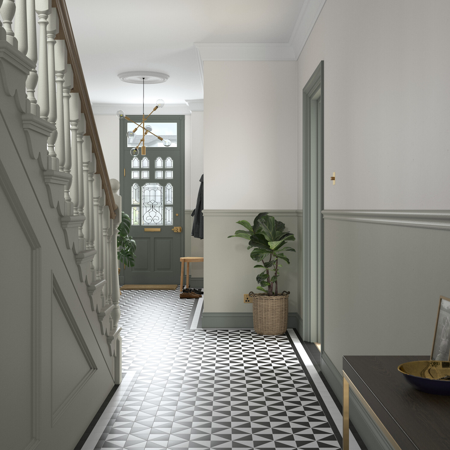 Dulux Heritage Walls and Ceilings Stone Green Velvet Matt Emulsion Paint Tester Image 9