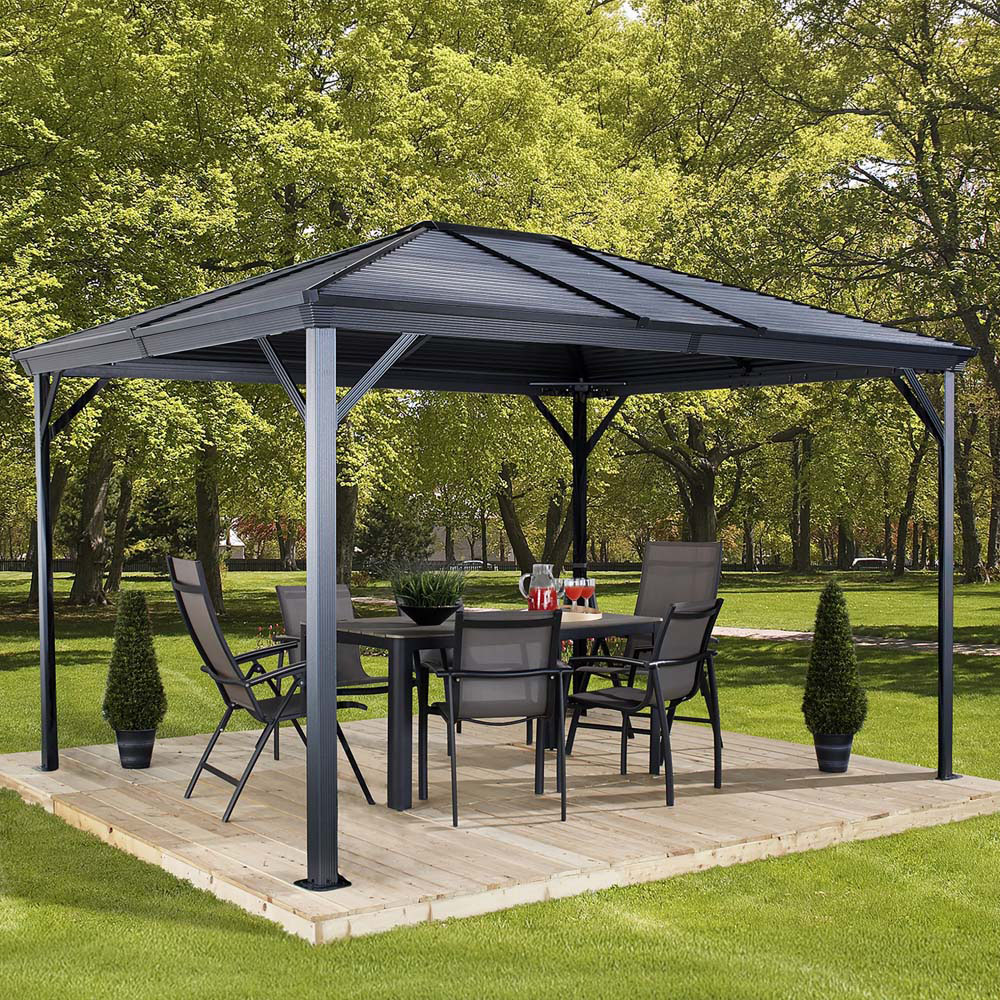 Sojag Ventura 3 x 3m Grey Gazebo Image 1