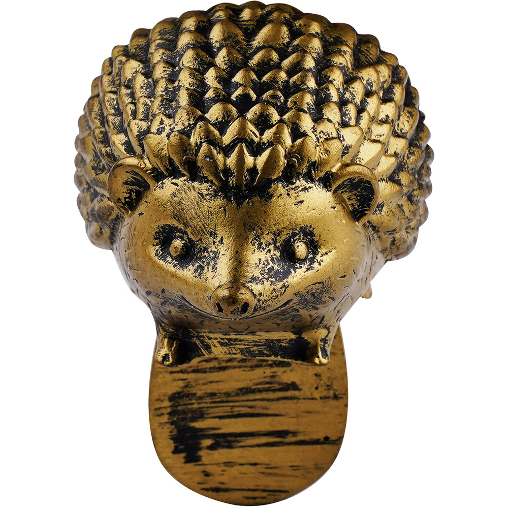 Hedgehog Curtain Pole Brass Image 5