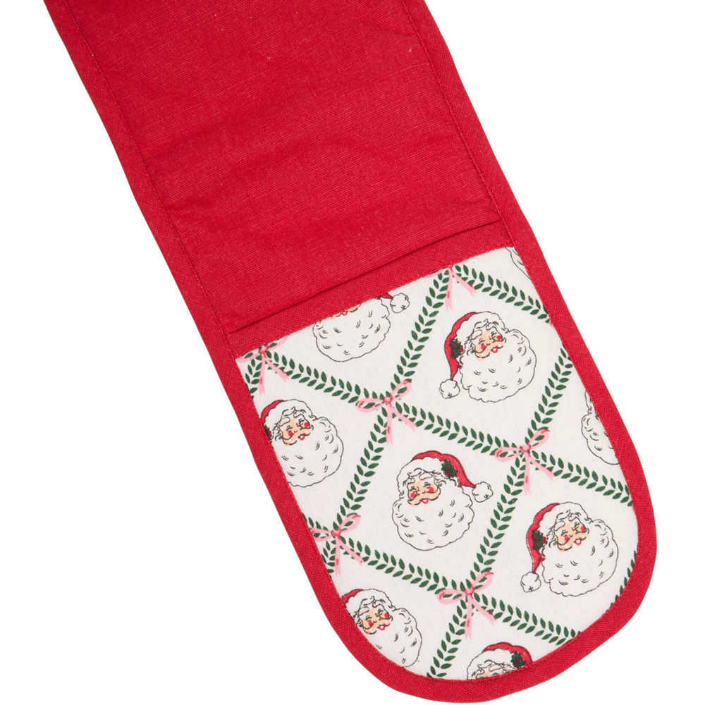 Fun Santa Double Oven Glove Red Image 6