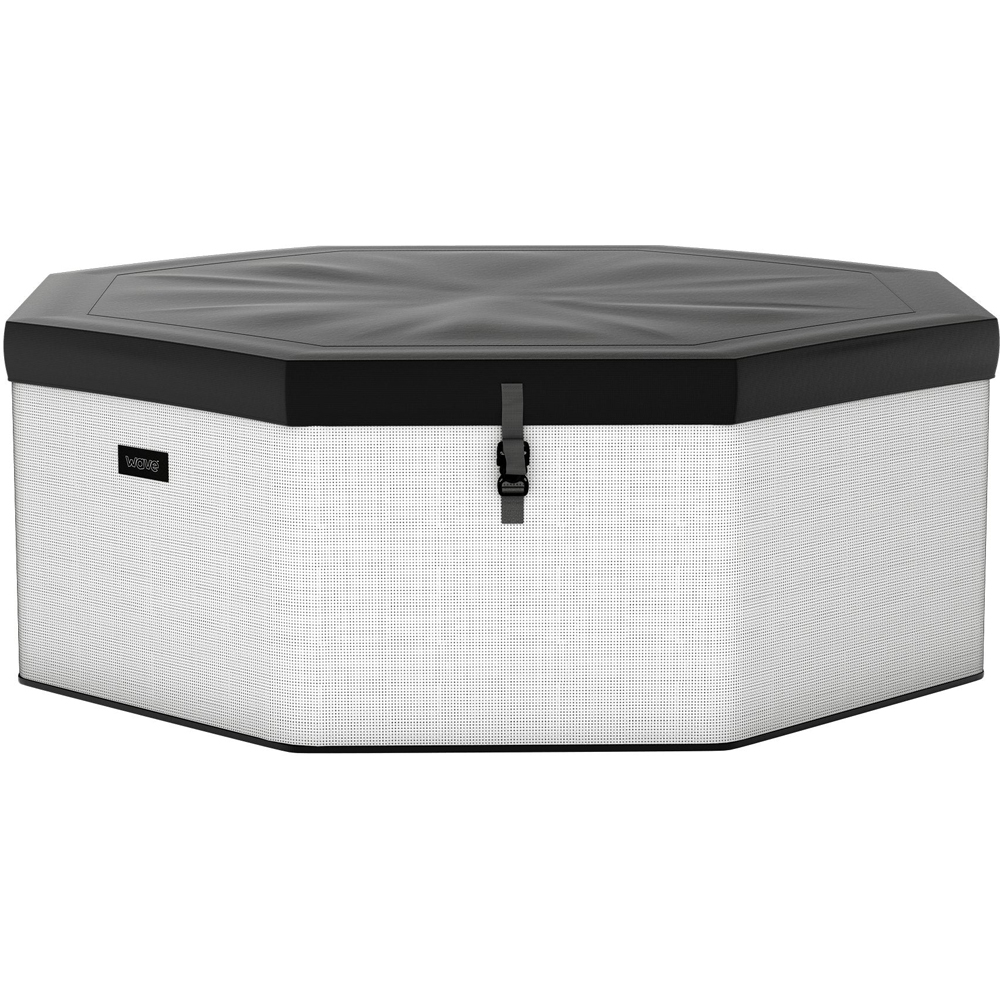 Wave Como 6 Person Octagon Pebble Rattan Hot Tub Spa Image 3