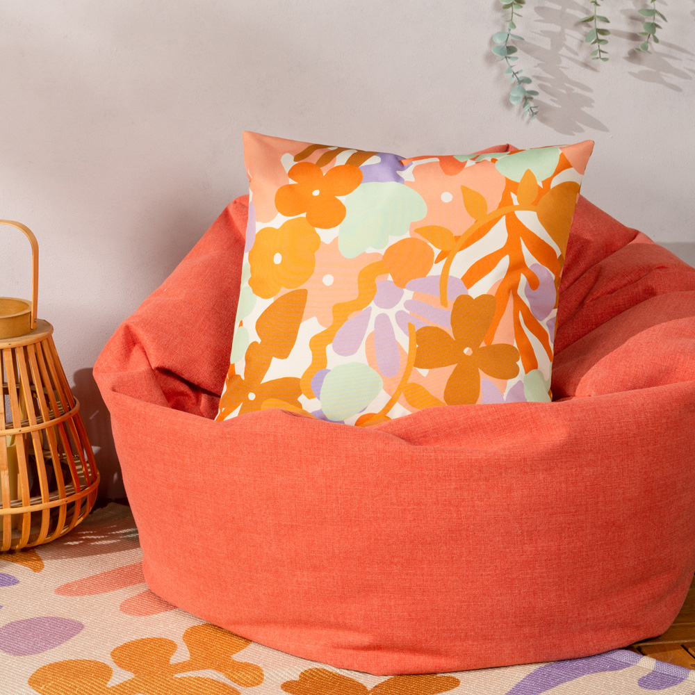 furn Amelie Multicolour Polyester Filled Outdoor Cushion Image 2