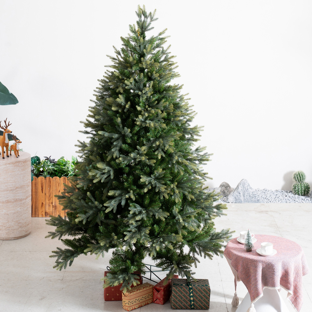 Abrihome Grand Fir Artificial Christmas Tree with 3687 Mixed Tips 9ft Image 2