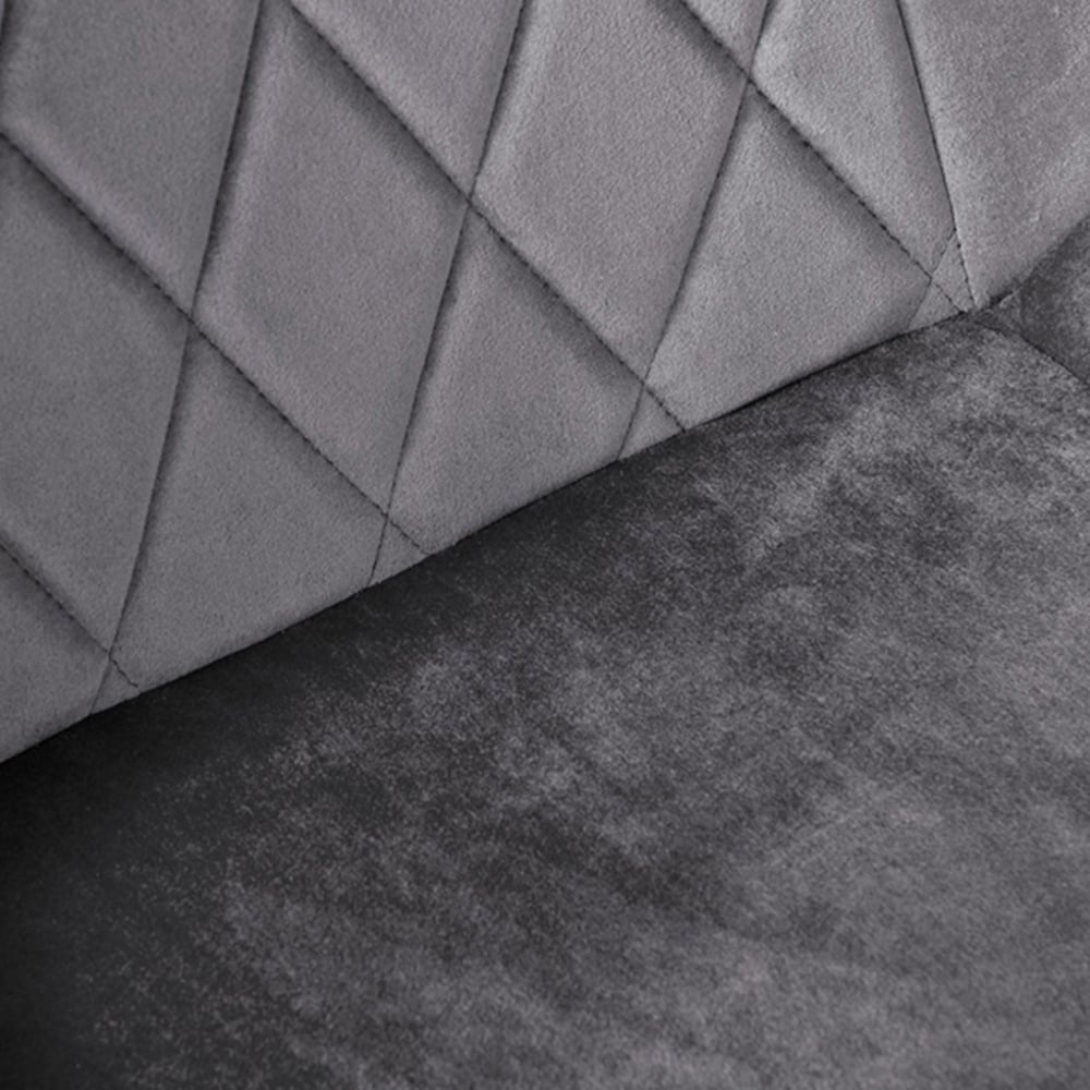 Furniturebox Arona Cesano Marble Effect 4 Seater Dining Set White Black and Grey Image 8