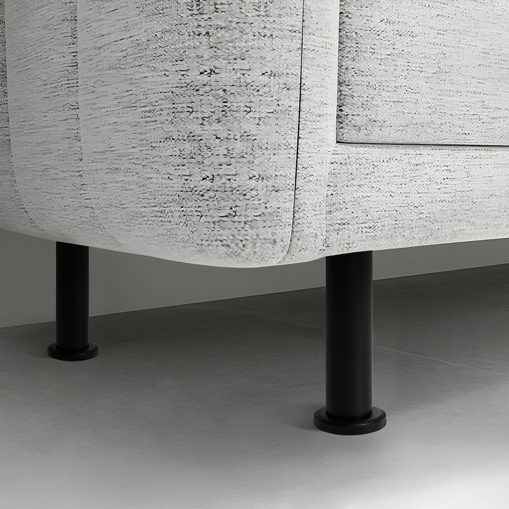 Living and Home Adjustable Round Iron Furniture Leg 32cm 4 Pack Image 2