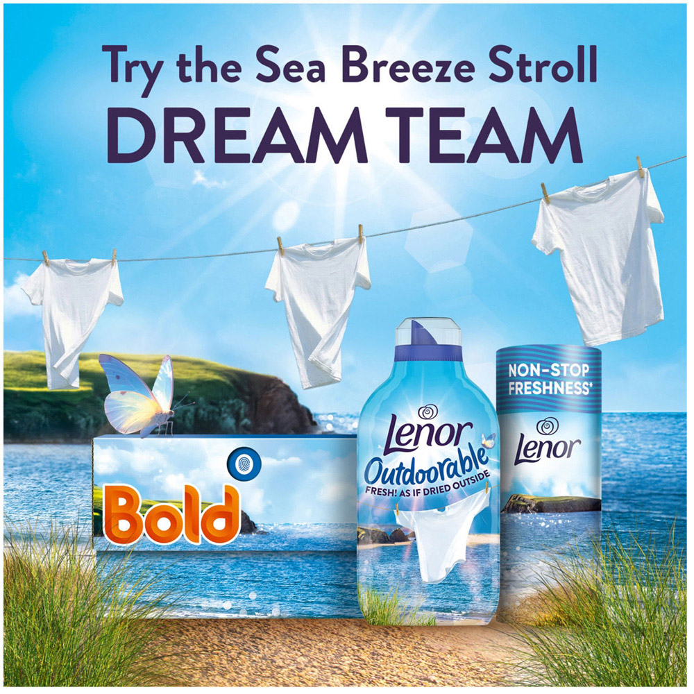Lenor Outdoorable Fresh Fabric Conditioner 700ml Sea Breeze Stroll Image 7