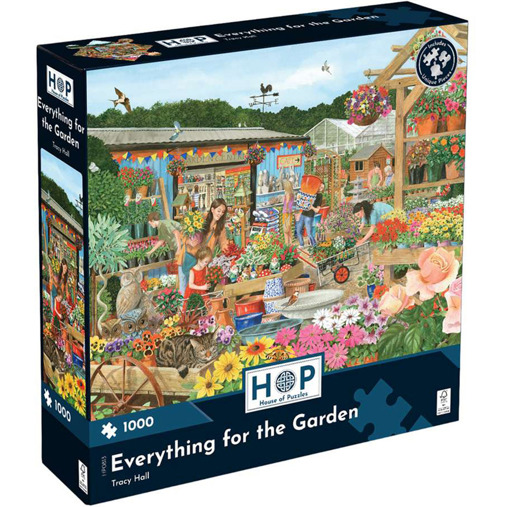The House of Puzzles Everything For The Garden 1000 Piece Jigsaw Puzzle Image 2