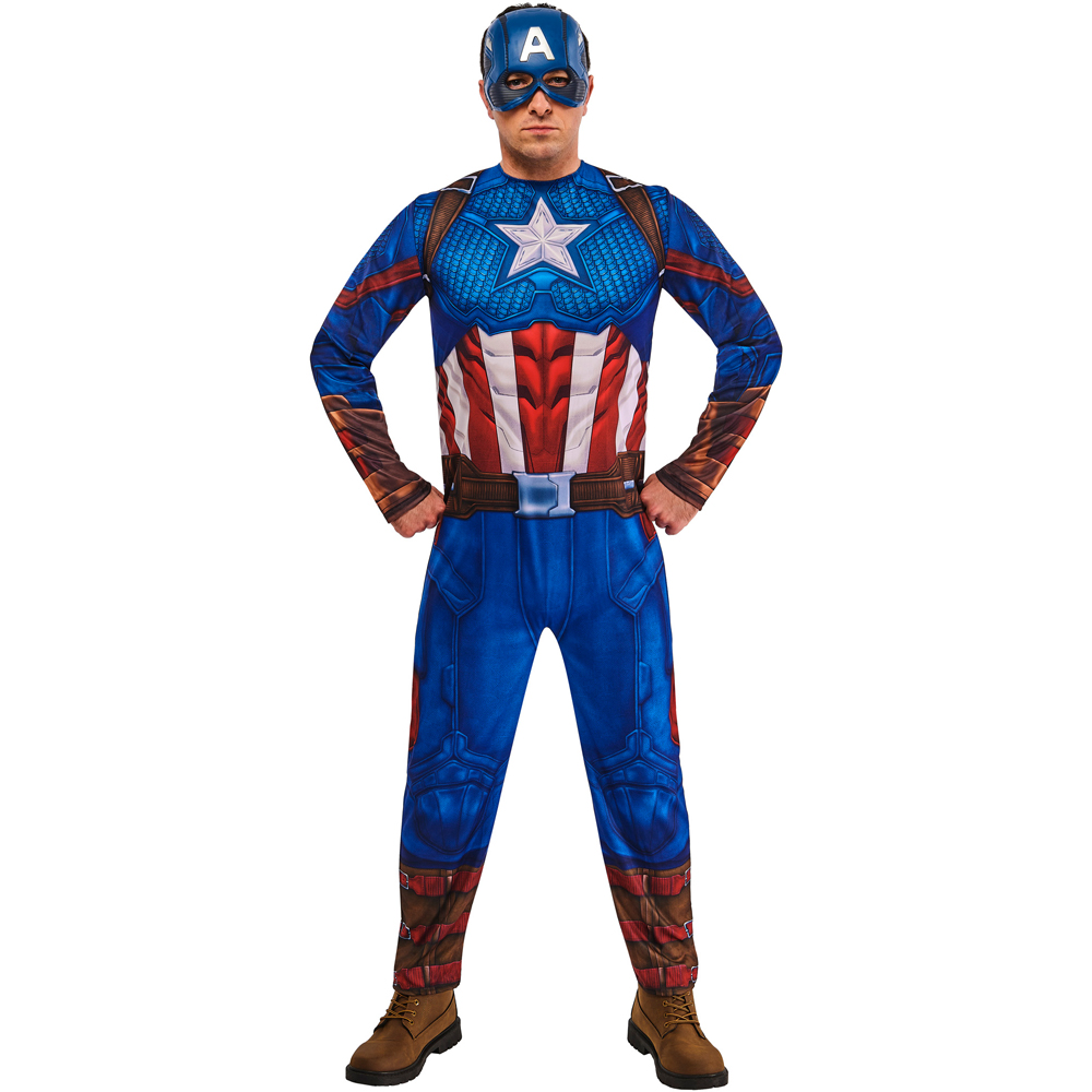 Marvel Classic Captain America Adult Costume Medium Image 6