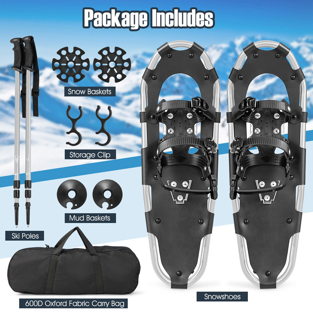 Costway 4 in 1 Lightweight Terrain Snowshoes 30 inch Image 4