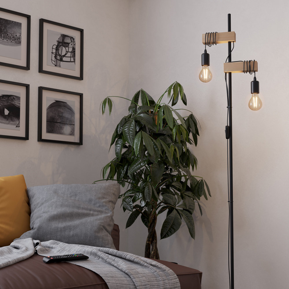 EGLO Townshend 2L Floor Lamp Image 2