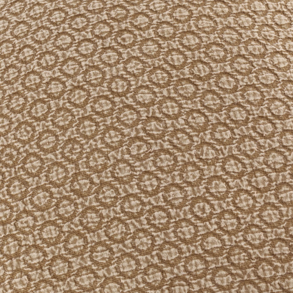 Yard Tryfan Textured Biscuit Cotton Polyester Filled Cushion Image 4