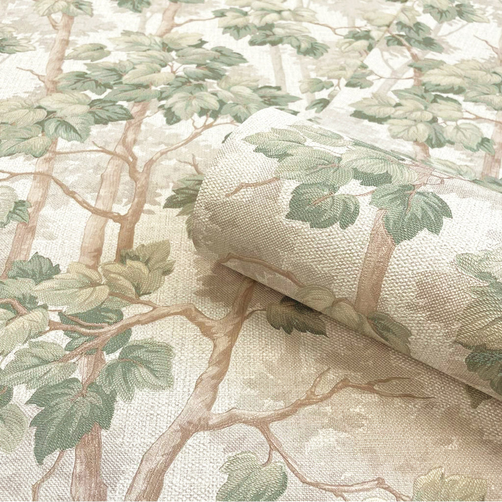 Belgravia Decor Giorgio Tree Green Wallpaper Image 2