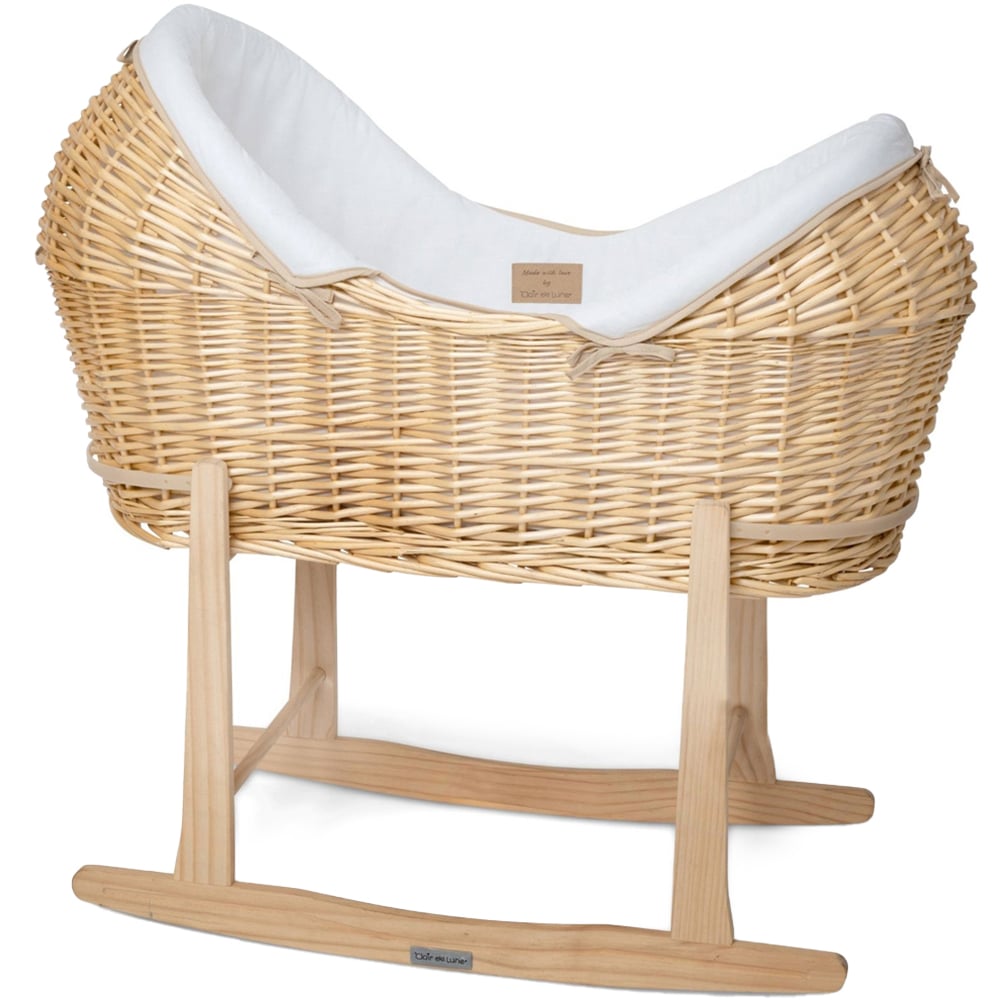 Clair De Lune White Organic Noah Pod with Rocking Stand Image 1