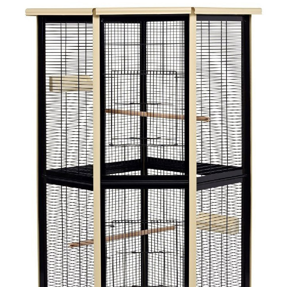 Little Friends Cream Bird and Small Animal Cage Image 2