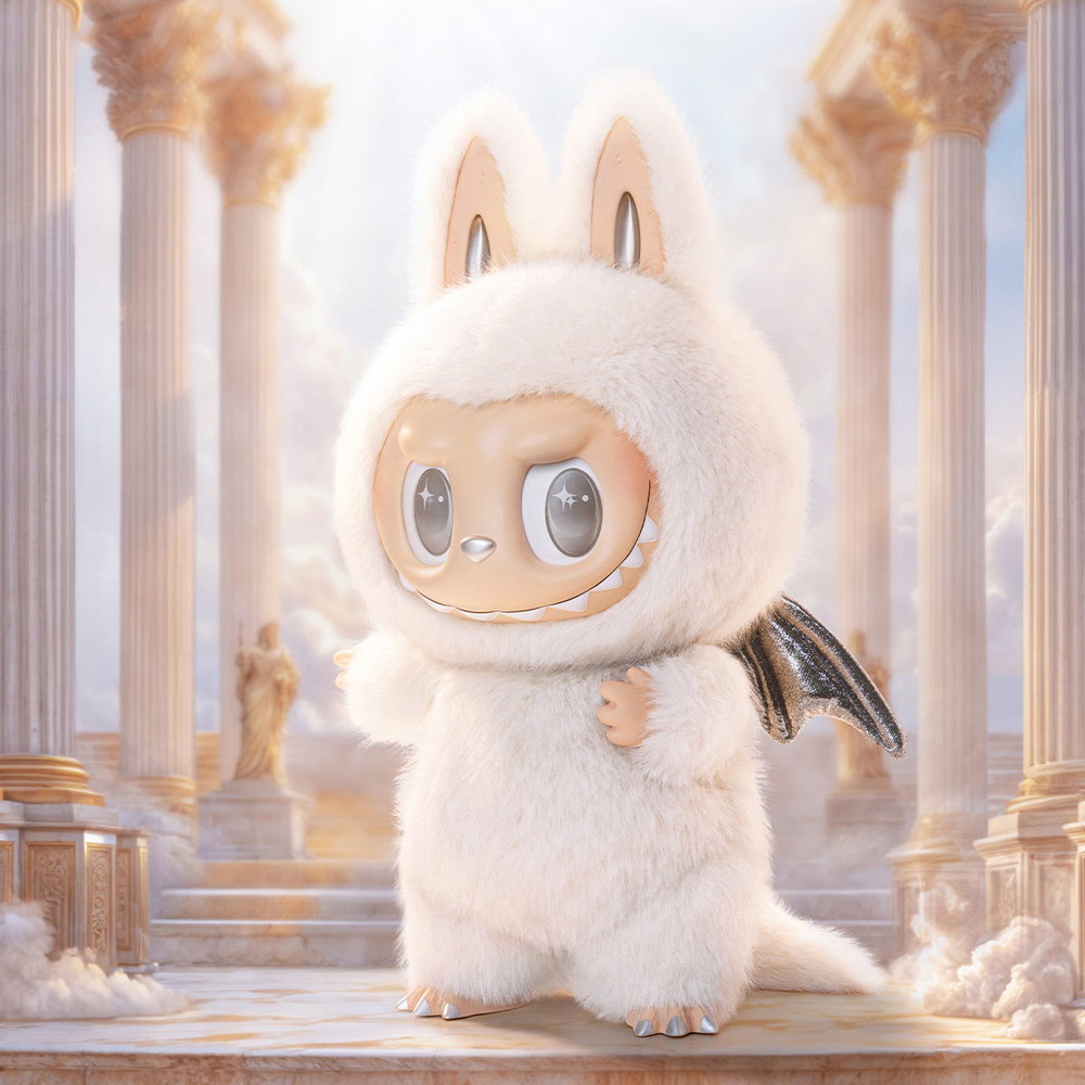 Pop Mart The Monsters Labubu Zimomo Angel in Cloud Collectable Figure Image 2
