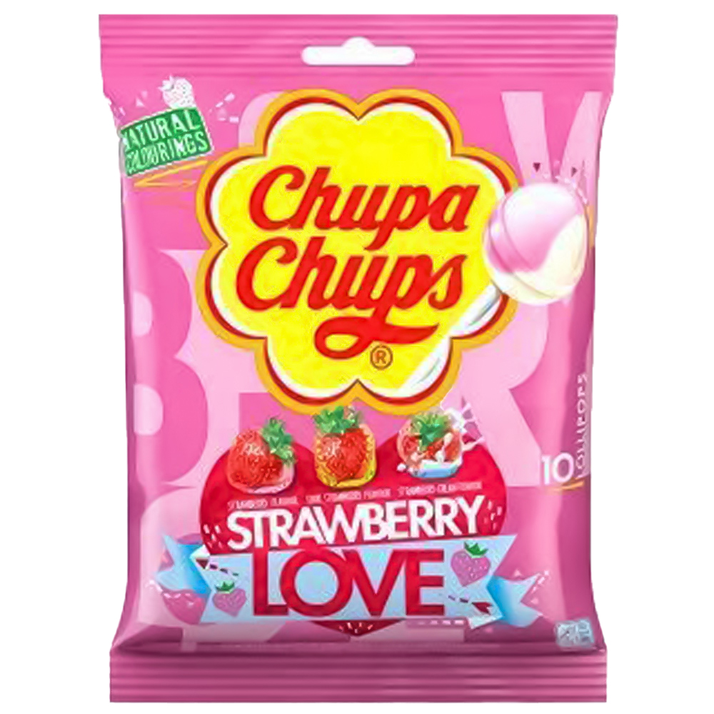 Chupa Chups Strawberry Love 120g Image
