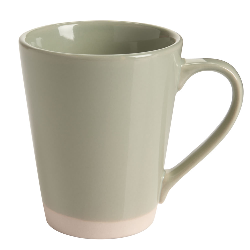 Wilko Green Dipped Mug Image 1