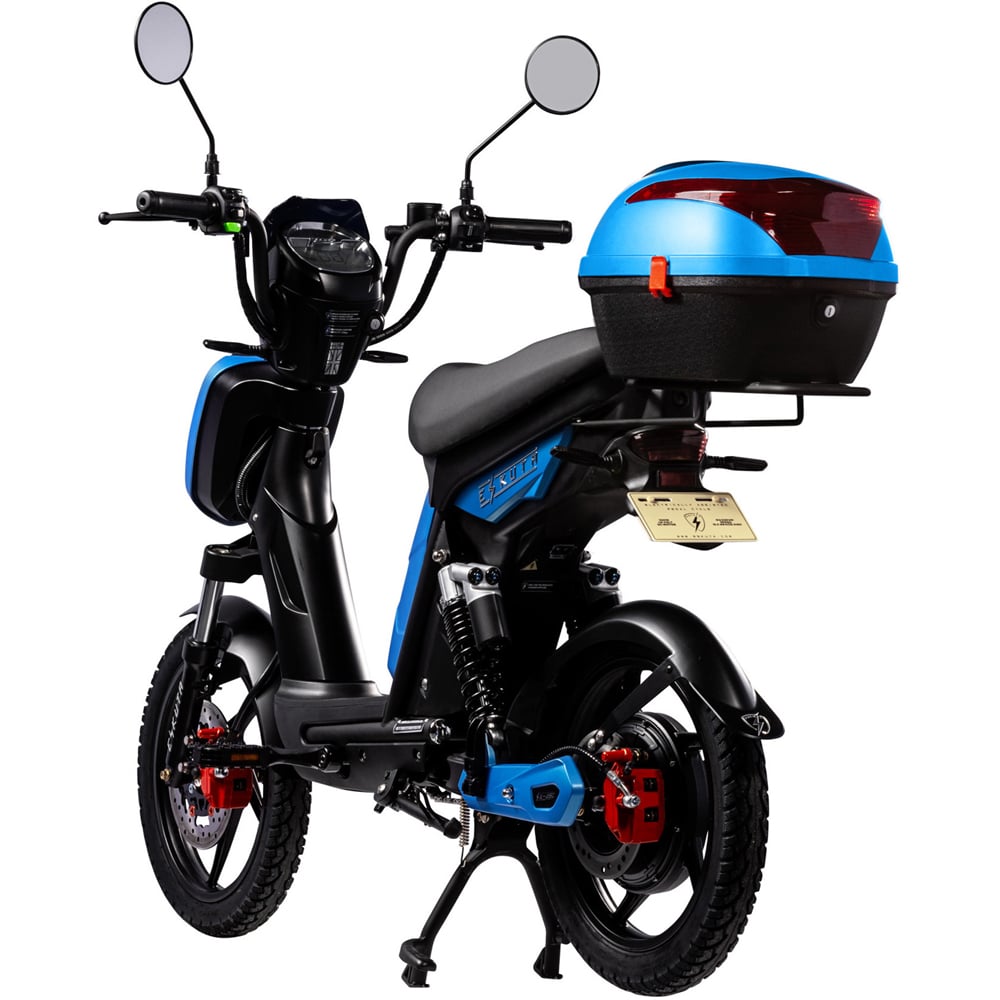 Eskuta SX-250 Voyager Matte Blue Electric Bike 48V Image 4