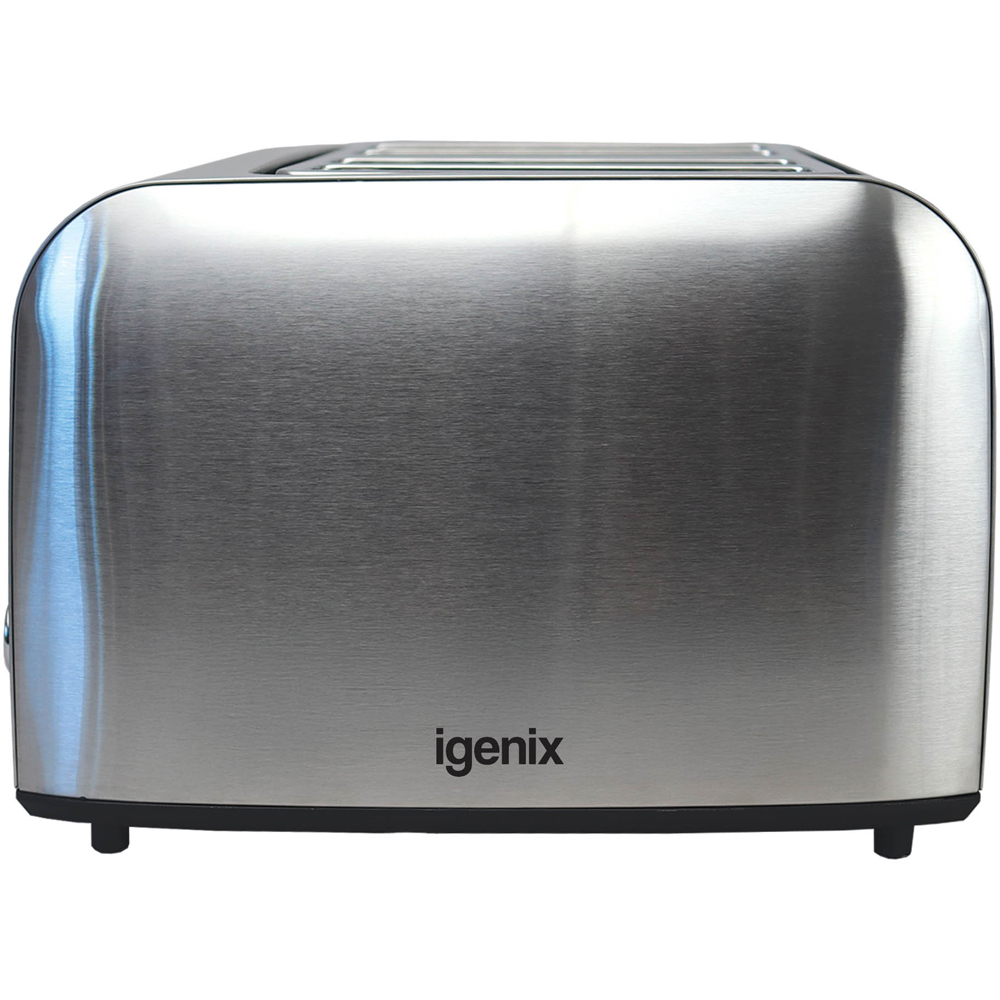Igenix IGT0409SS Stainless Steel 4 Slice Toaster Image 3