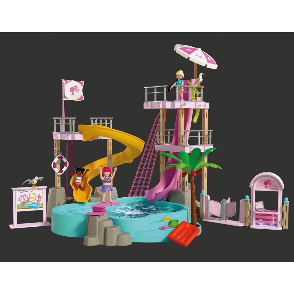 Playmobil x Barbie Waterpark Playset Image 4