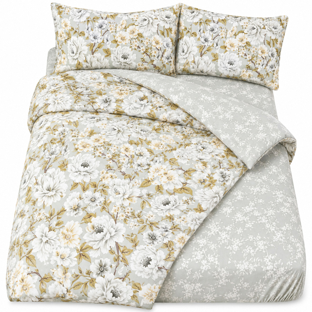 Smart Living Single Green Elegant Blooms Complete Set Image 2