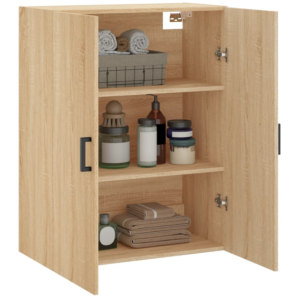 vidaXL 2 Door Sonoma Oak Wall Mounted Cabinet Image 5