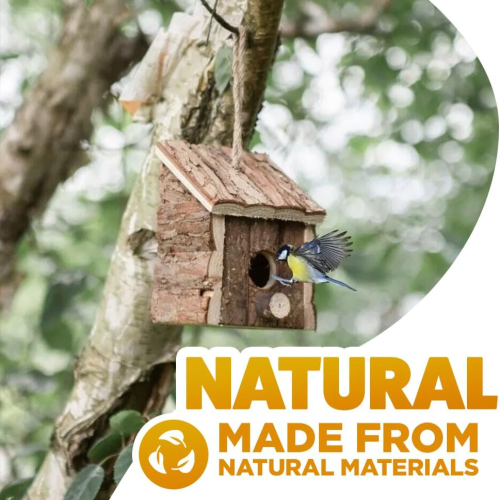 Marco Paul Wooden Bird House Hut Image 4