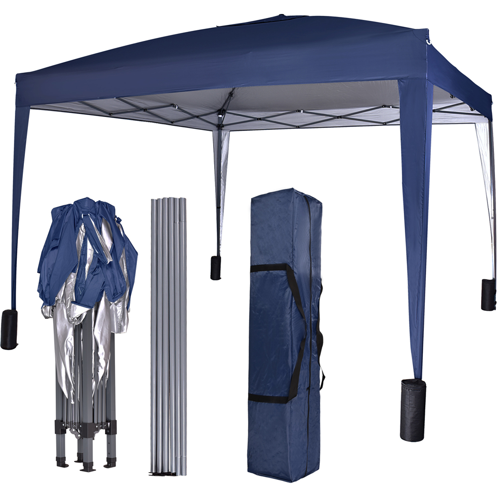 Blue Pop Up Outdoor Gazebo 3 x 3m Image 6