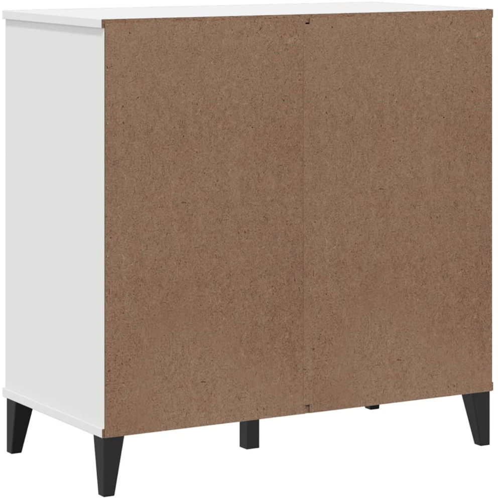 vidaXL 2 Door 2 Drawer White Sideboard Image 8