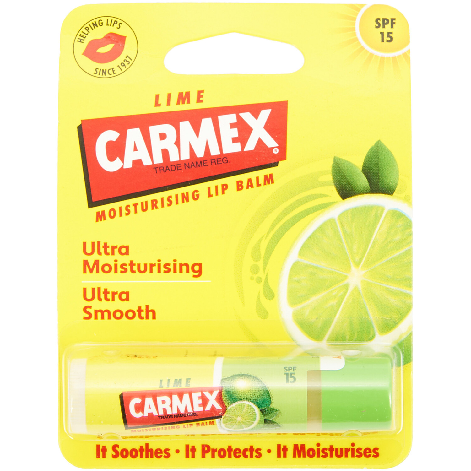 Carmex Lip Balm Stick - Yellow / Lime Image 1