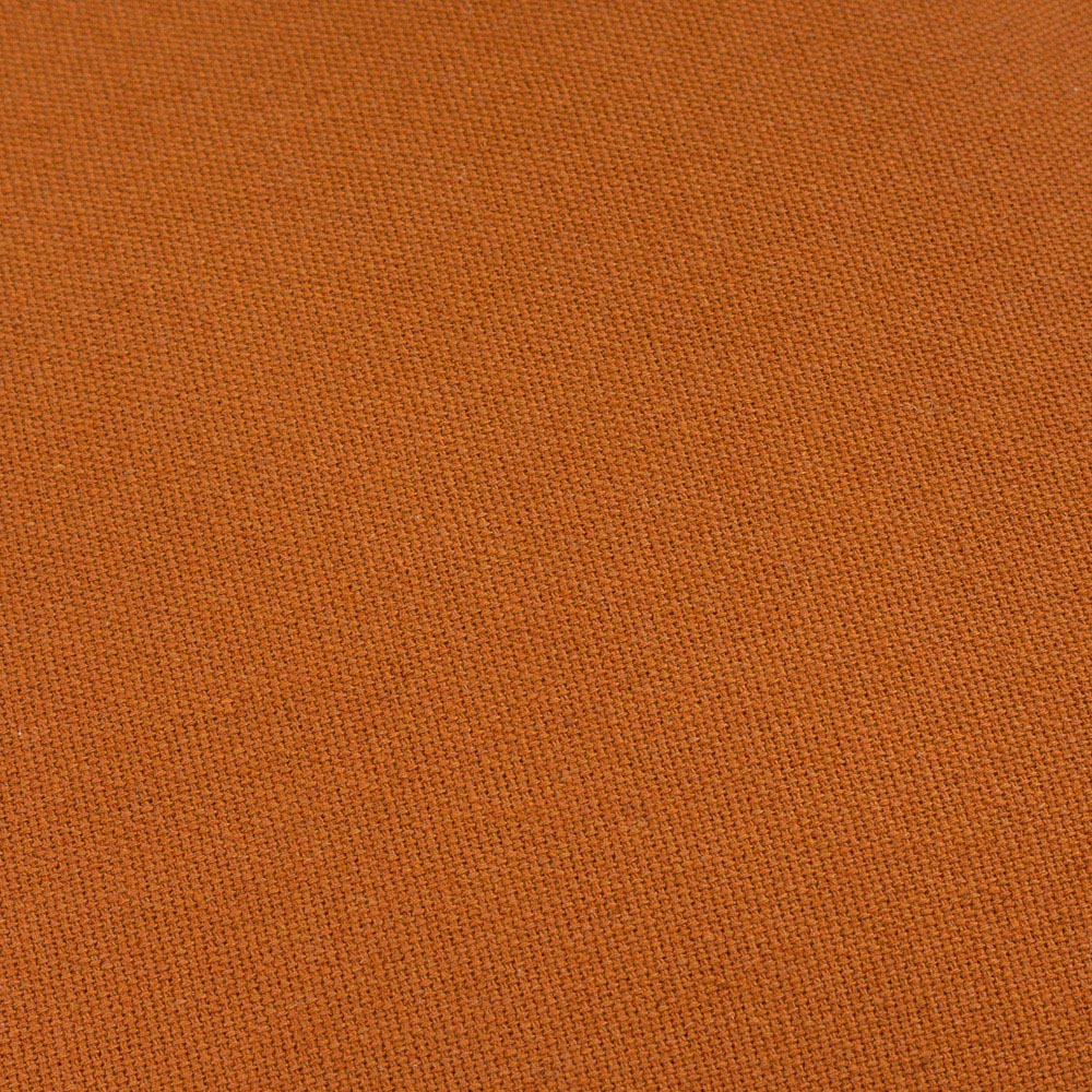 Yard Holmfirth Orange Plain Cotton Canvas Cushion 45 x 45cm Image 5