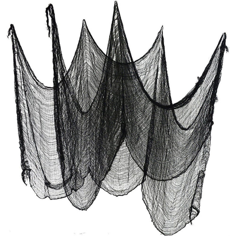 Shatchi Black Halloween Creepy Cloth Decoration 20 Pack Image 1