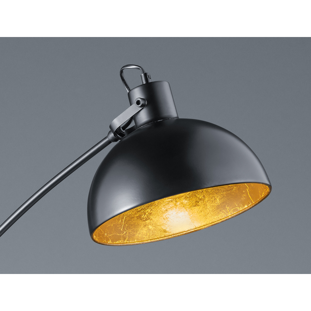 TRIO Recife Black Matt Floor Lamp Image 3