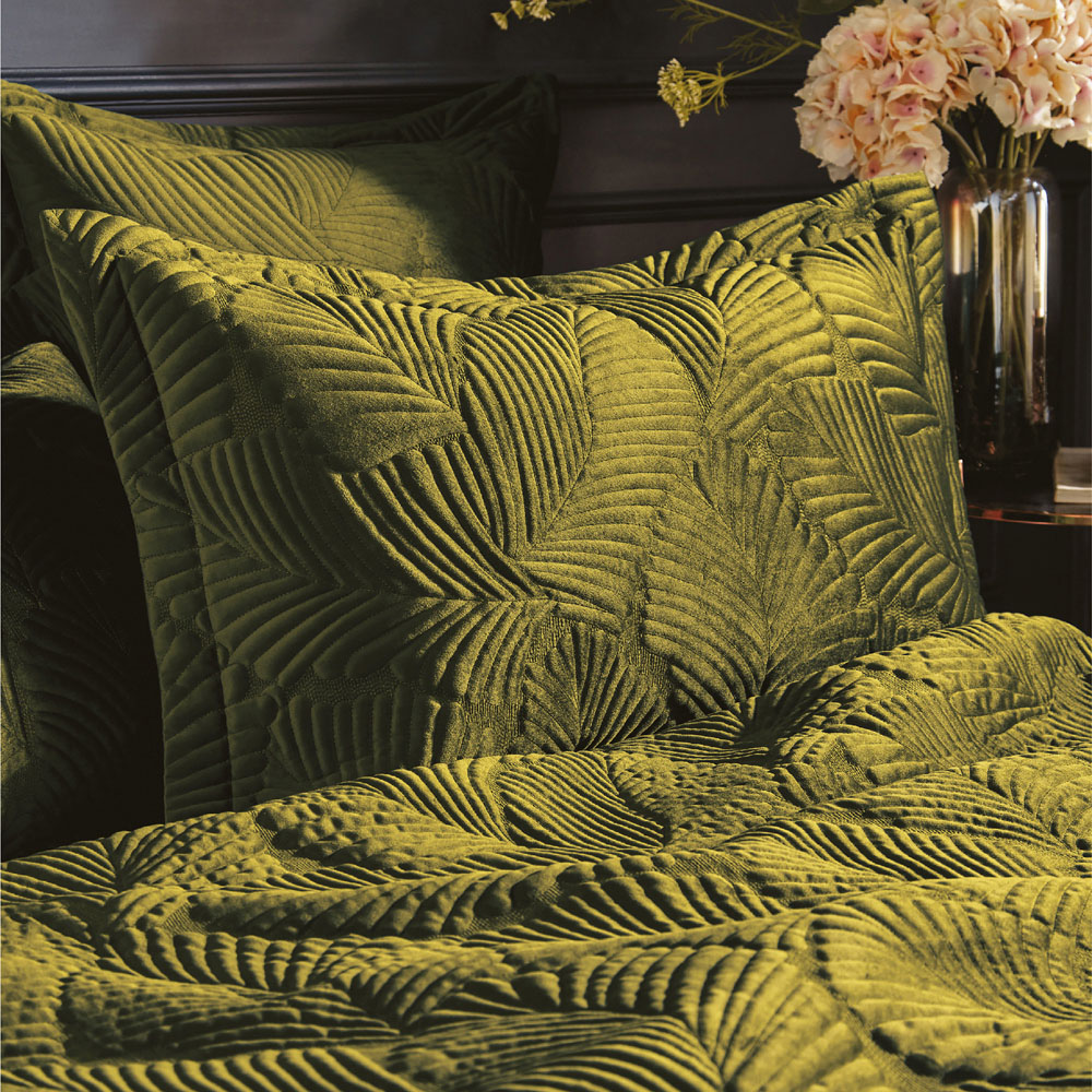 Paoletti Palmeria Double Moss Duvet Set Image 3