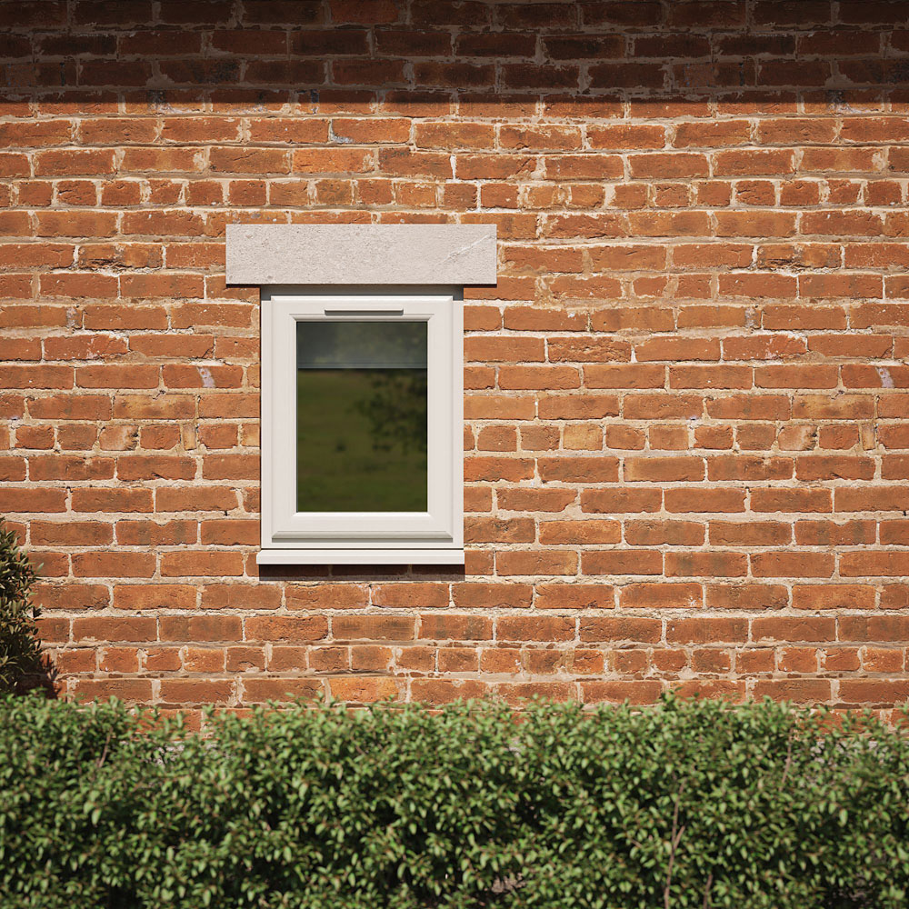 Crystal Agate and White Top Hung Opener Clear Double Glazed Window 820 x 820mm Image 5
