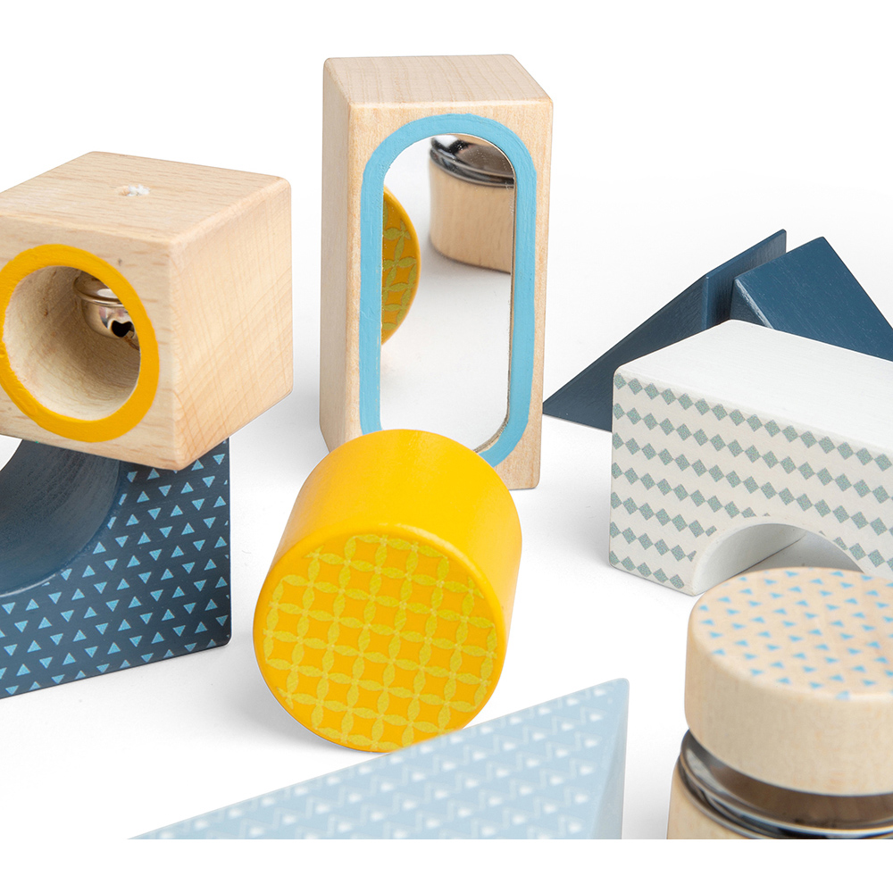 Bigjigs Toys Wooden Sensory Explorer Blocks Image 4