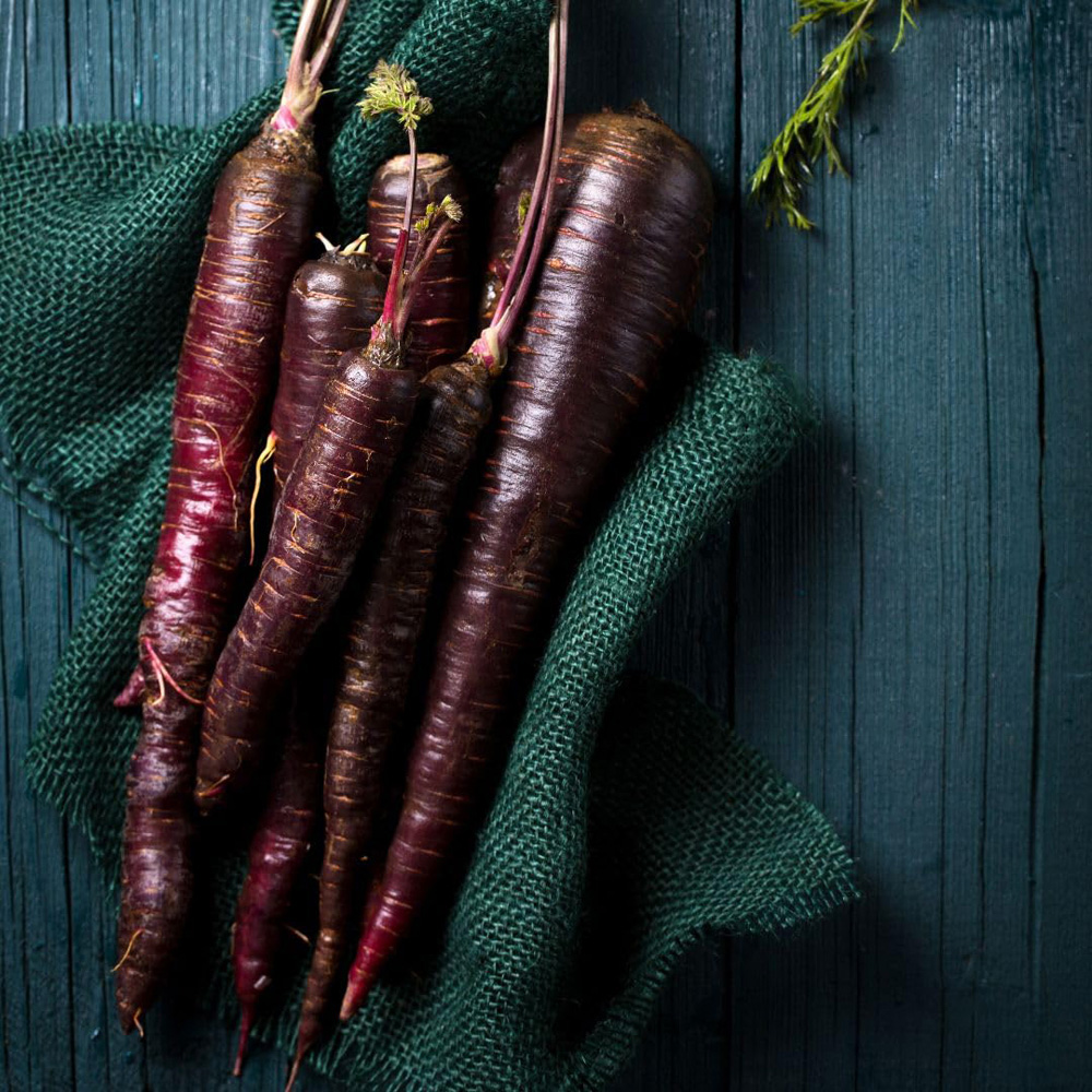 Thompson and Morgan Carrot Deep Purple F1 Seed Packet Image 2
