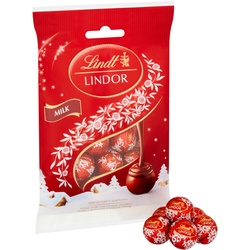 Lindt Lindor Milk Mini Truffles 80g Image 3