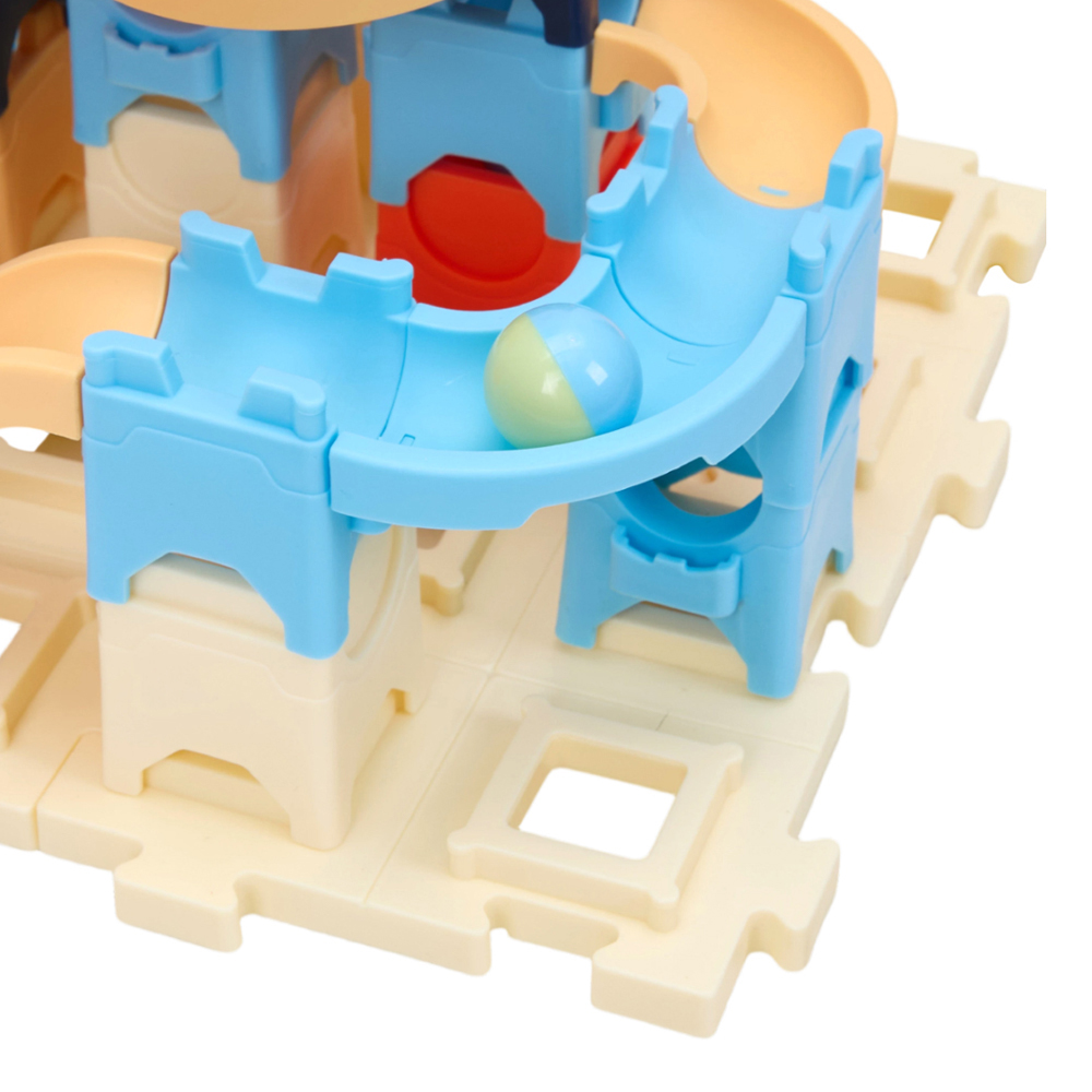 H&O Direct Kids Rocket Theme Marble Run Construction Toy Image 3