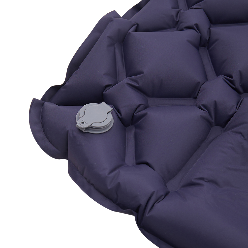 Living and Home Navy Blue Inflatable Sleeping Pad Air Bed 190 x 60cm Image 3