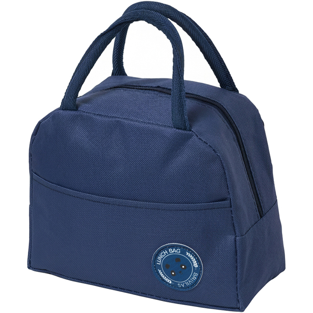 Living and Home Blue Portable Lunch Box Set with Cutlery and Insulated Bag Image 3